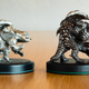 The original 2017 Baby Roshan statue (left) compared to the new 2018 version (right).
